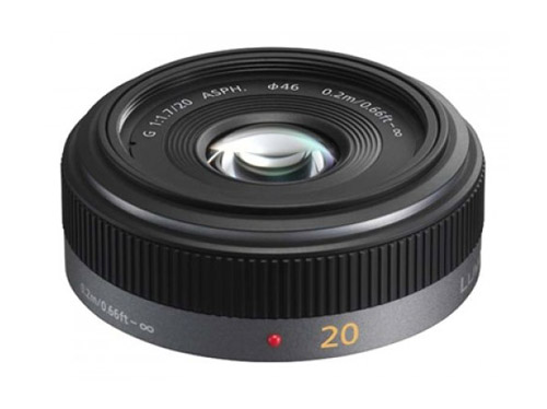 Panasonic - Lumix H-H020E Lens - 20mm - F/1.7 - Micro Four Thirds-image