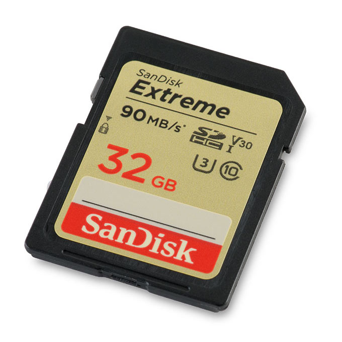 Sandisk Extreme 32GB SD Card SDHC U3 main image