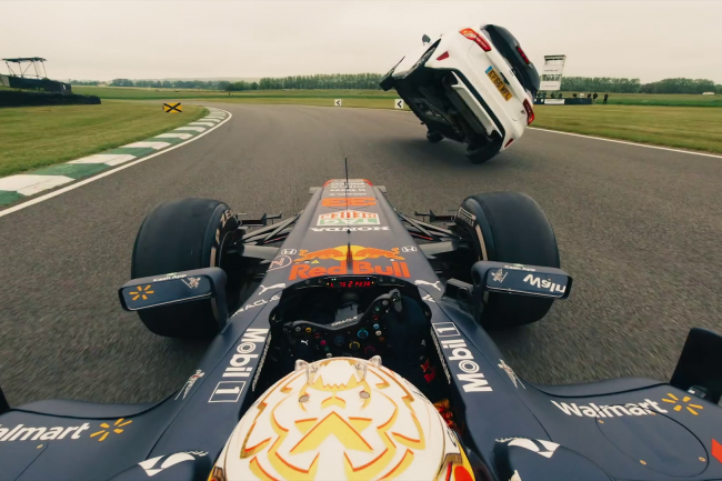 Onboard Minicam from Red Bull Racing F1 car